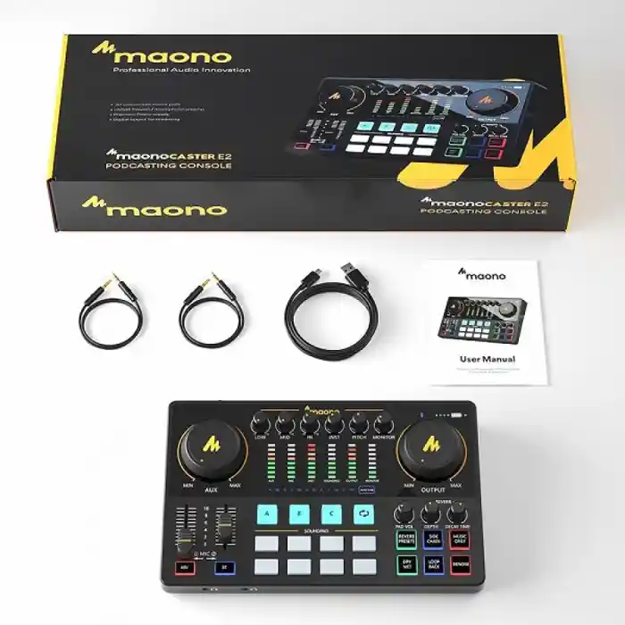 MAONO Maonocaster AME2 Integrated Audio Production Studio Sound Card